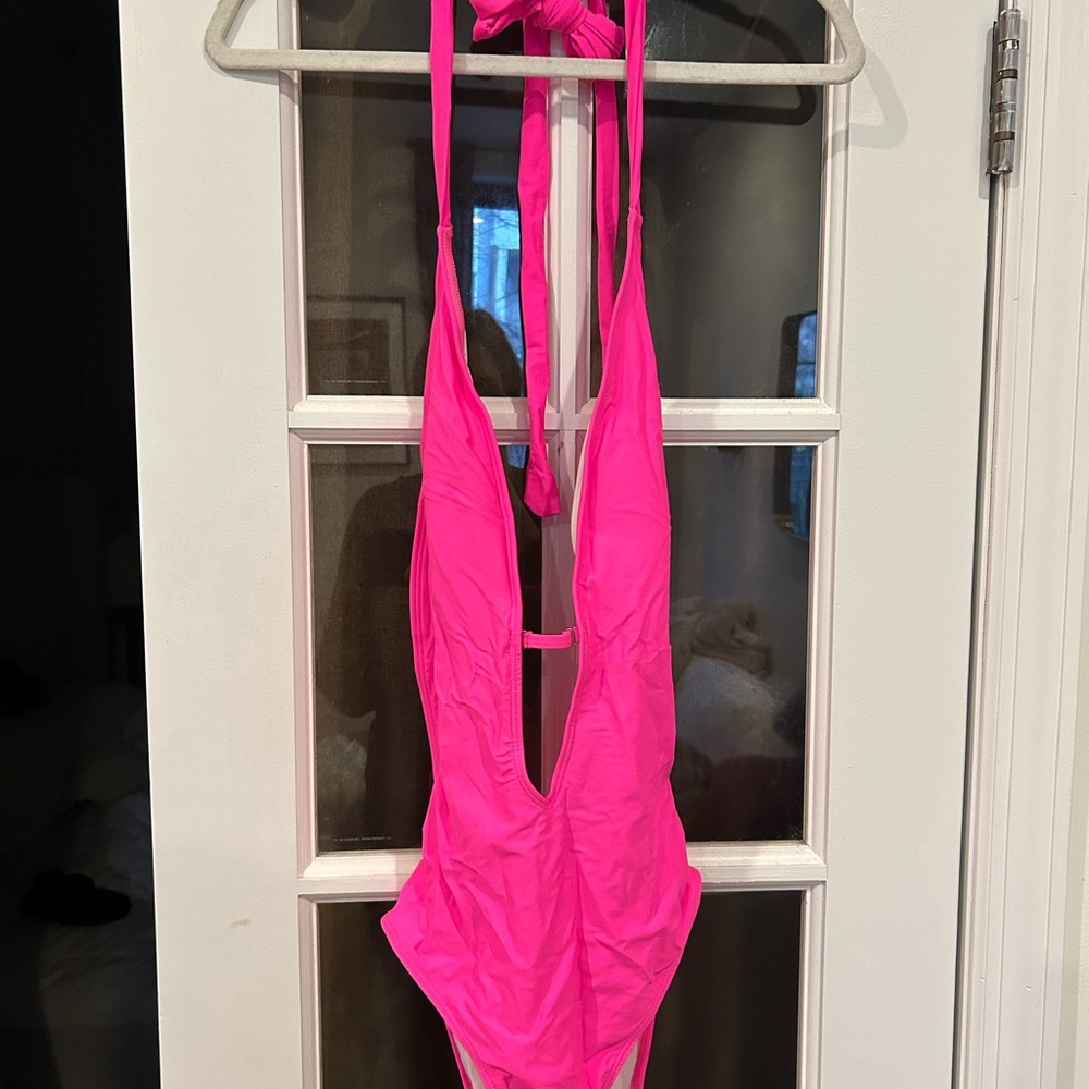 Vibrant Pink One-Piece Swimsuit